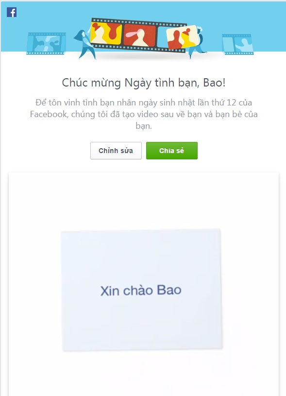 Facebook Friendsday chia sẻ khoảnh khắc cùng bạn bè