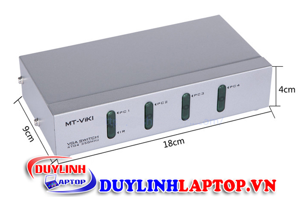 Bộ chia VGA 4 ra 4 cao cấp có điều khiển chính hãng MT-VIKI MT-404CH