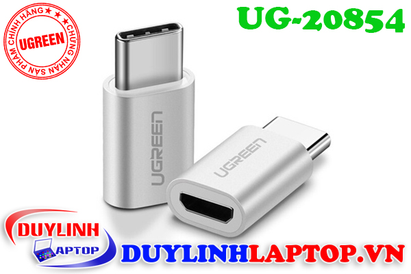 Đầu chuyển USB Type C to Micro USB Ugreen 20854 vỏ nhôm