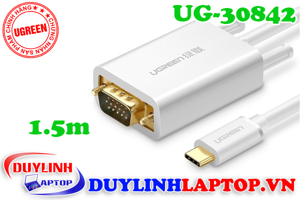 Cáp USB Type C to VGA dài 1.5m Ugreen 30842