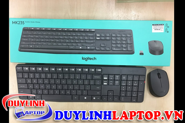 Bộ bàn phím + chuột không dây Logitech MK235