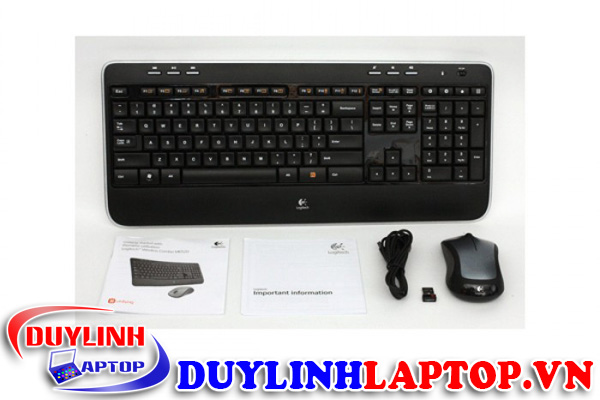 Bộ bàn phím + chuột không dây Logitech MK520