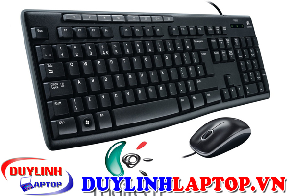 Bộ bàn phím chuột không dây Logitech MK200