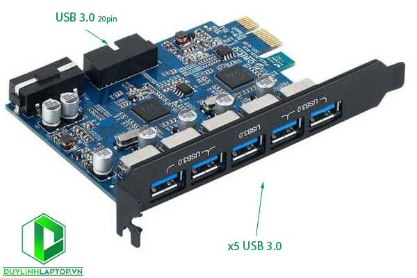 ORICO PVU3-5O2I Card chuyển đổi PCI-Express 7 Port USB 3.0