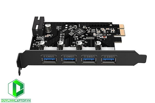 Card chuyển đổi PCI-Express 4 Port ORICO PVU3-4P Chính Hãng