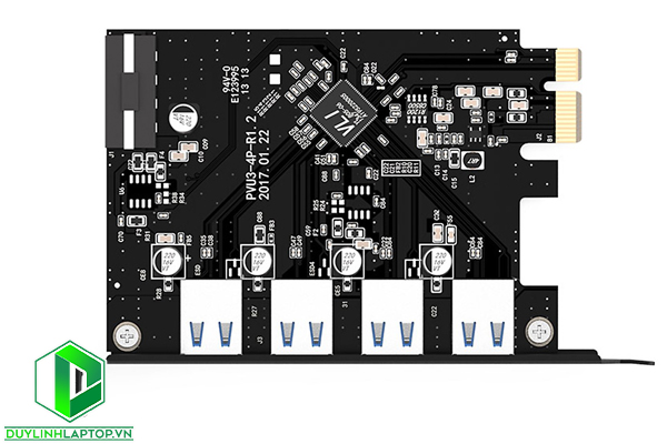 Card chuyển đổi PCI-Express 4 Port ORICO PVU3-4P Chính Hãng