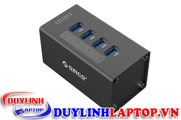 Bộ chia 4port USB 3.0 Orico A3H4 (Đen)