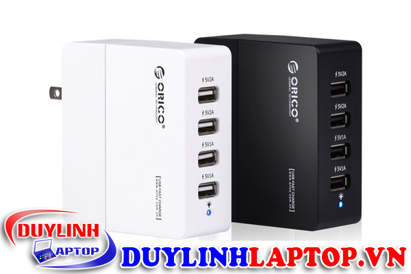 Sạc di động Orico DCA-4U 4 cổng USB 5V chính hãng