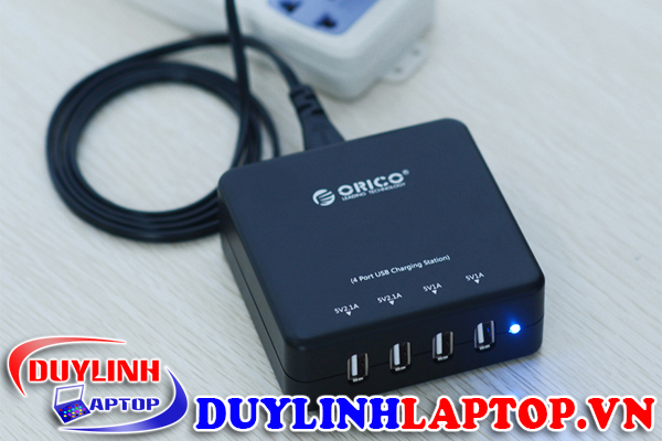 Sạc di động Orico DCE-4U 4 cổng USB 5V cho di động