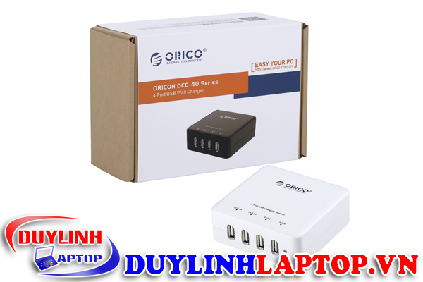 Sạc di động Orico DCE-4U 4 cổng USB 5V cho di động