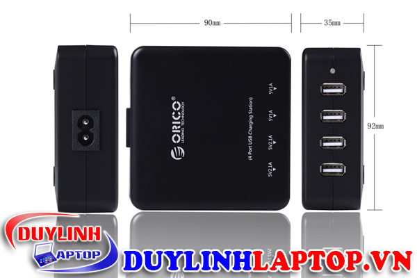 Sạc di động Orico DCE-4U 4 cổng USB 5V cho di động