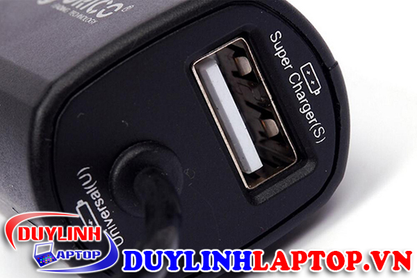 Sạc di động trên ô tô Orico UCA-1U1C 2 cổng USB