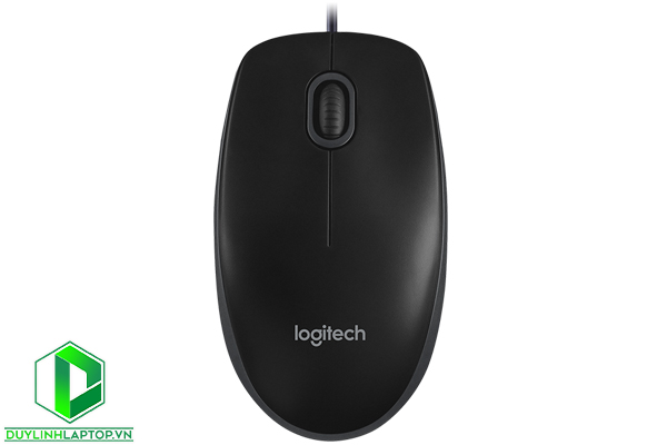 Chuột máy tính Logitech B100 (Đen) Chính Hãng