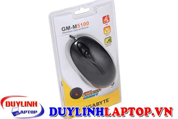 Chuột quang có dây Gigabyte M5100 thiết kế ôm tay, chắc chắn