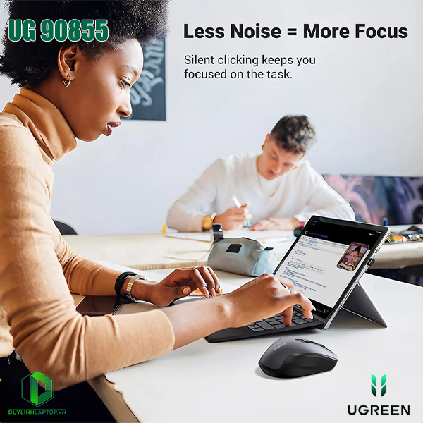 Chuột không dây Bluetooth 5.0 và Wireless 2.4G Ugreen 90855