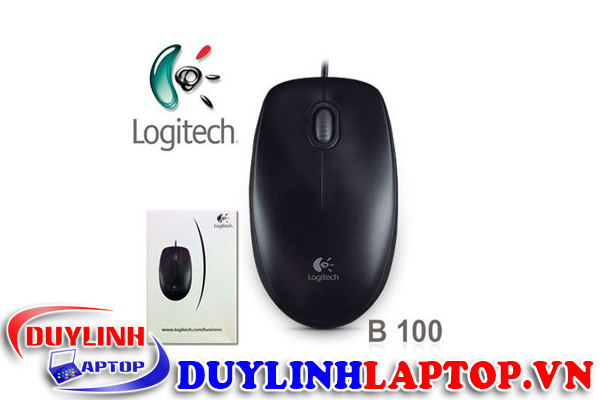 Chuột máy tính Logitech B100 cổng USB