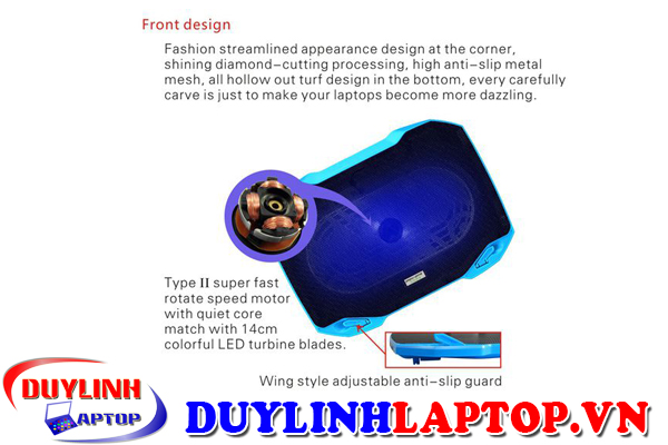 Đế tản nhiệt Laptop COOLCOLD F2 POP