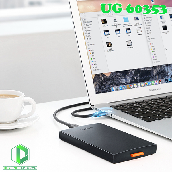 Box đựng ổ cứng máy tính HDD,SSD 2,5 inch Sata to USB 3.0 Ugreen 60353