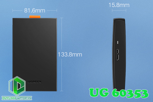 Box đựng ổ cứng máy tính HDD,SSD 2,5 inch Sata to USB 3.0 Ugreen 60353