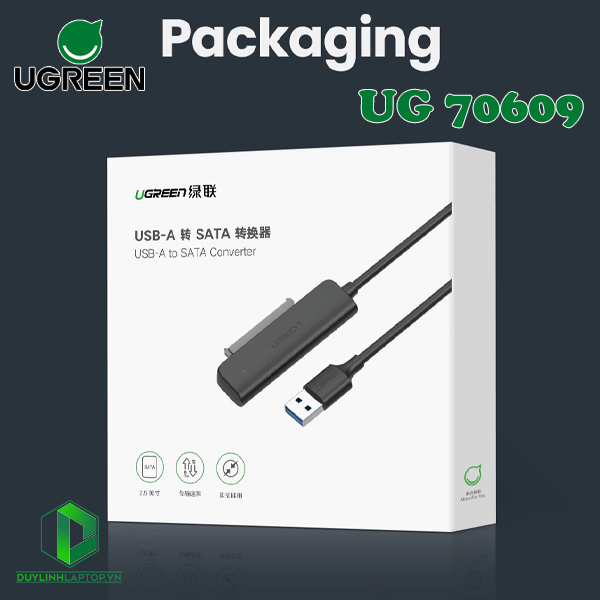 Cáp chuyển USB 3.0 to SATA Ugreen 70609 - 11