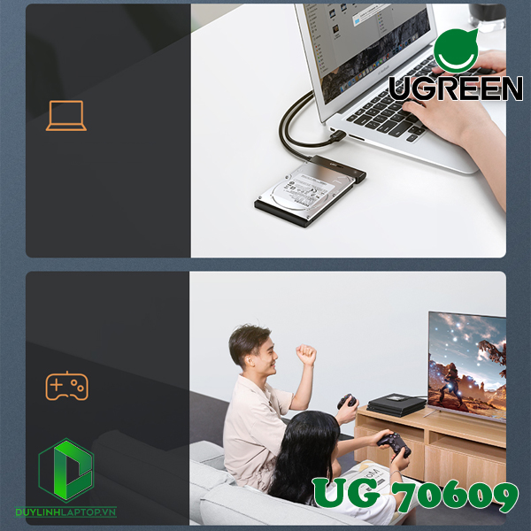 Cáp chuyển USB 3.0 to SATA Ugreen 70609 - 15