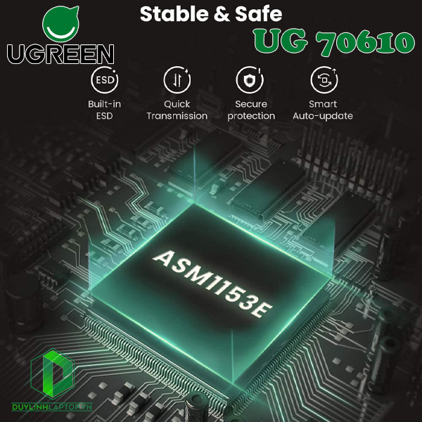 Cáp chuyển đổi USB Type C to SATA Ugreen 70610 - 10