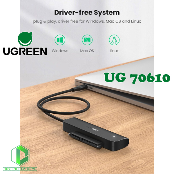 Cáp chuyển đổi USB Type C to SATA Ugreen 70610 - 4