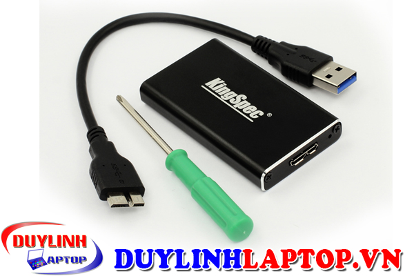 Box SSD MSATA To SATA 3 HDD Laptop giá hấp dẫn tại Hà Nội