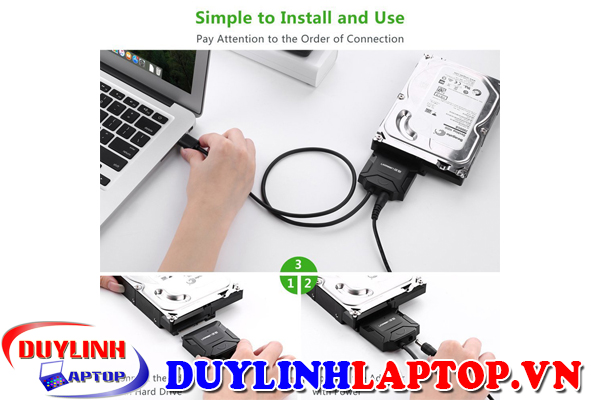 Cáp chuyển đổi USB 3.0 to SATA không cần nguồn cắm ngoài