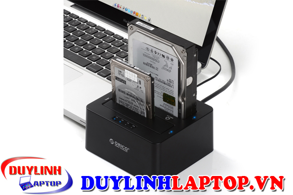 Hộp cắm ổ cứng HDD ngoài docking Orico 6629US3 2 Bay 2.5