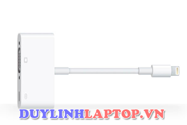 Cáp chuyển từ Iphone 5 - 6  ra VGA, Cáp chuyển VGA cho Ipad Mini, Ipad 4, Ipad A