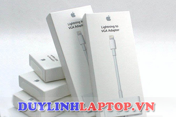 Cáp chuyển từ Iphone 5 - 6  ra VGA, Cáp chuyển VGA cho Ipad Mini, Ipad 4, Ipad A