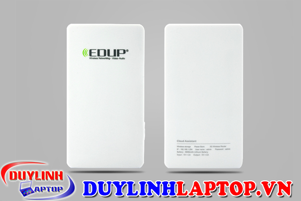 Sạc dự phòng đa năng EDUP 8000mAH - (Power Bank, Wireless Storage, 3G WIFI Router)