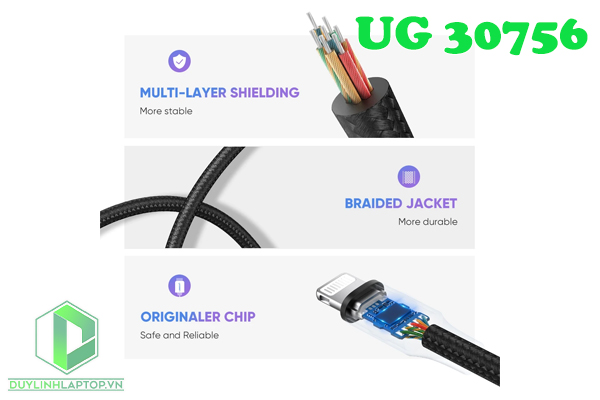 Cáp chuyển đổi Lightning to 3.5mm chuẩn MFI Ugreen 30756