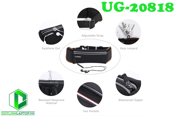 Ugreen 20818 - Dây lưng đa năng đựng điện thoại khi tập thể thao, dã ngoại