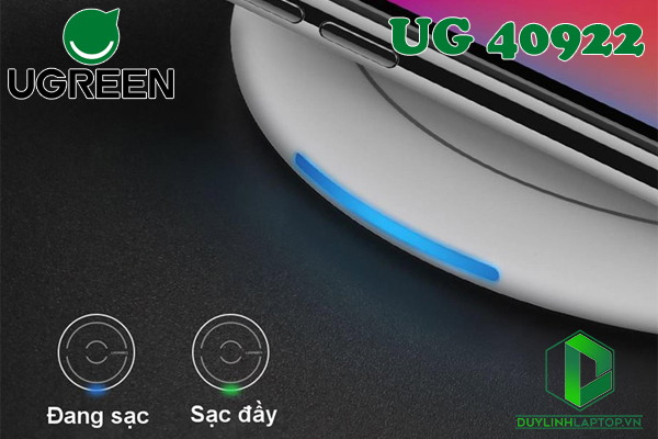 Sạc không dây - Wireless Charger cho điện thoại Ugreen 40922