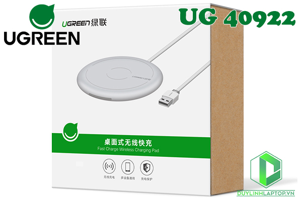 Sạc không dây - Wireless Charger cho điện thoại Ugreen 40922