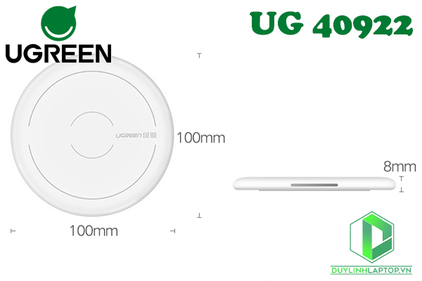 Sạc không dây - Wireless Charger cho điện thoại Ugreen 40922