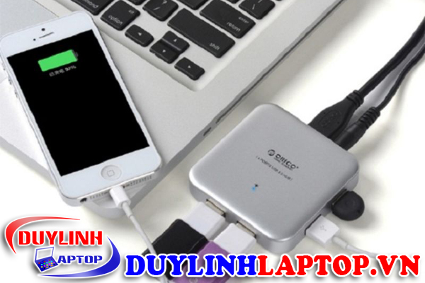 Hub sạc ORICO U3BCH4-SV 4 Port USB 3.0 chính hãng