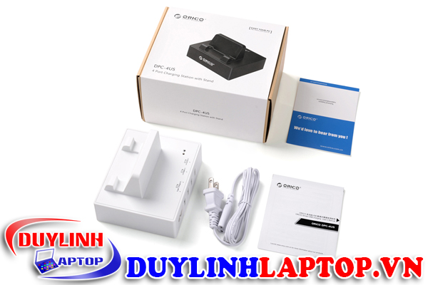 Sạc di động ORICO DPC-4US 4 cổng USB có chân đế