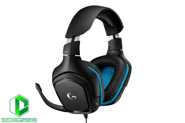 Tai Nghe Có Dây Chụp Tai Over-ear Logitech G431 7.1 Surround Gaming - Hàng Chính Hãng