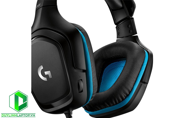 Tai Nghe Có Dây Chụp Tai Over-ear Logitech G431 7.1 Surround Gaming - Hàng Chính Hãng