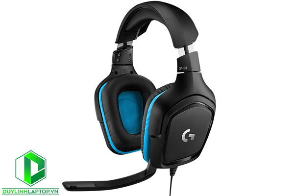 Tai Nghe Có Dây Chụp Tai Over-ear Logitech G431 7.1 Surround Gaming - Hàng Chính Hãng