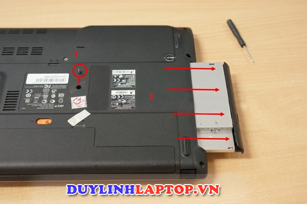 HƯỚNG DẪN LẮP CADDY BAY CHO LAPTOP QUA HÌNH ẢNH