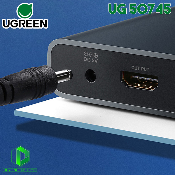 Bộ gộp HDMI 4 vào 1 ra hiển thị chung 1 màn hình Ugreen 50745