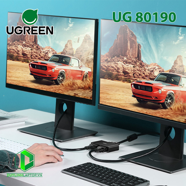 Cáp chia VGA 1 ra 2 hỗ trợ Full HD Ugreen 80190