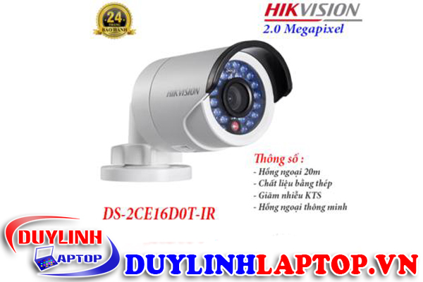 Camera Thân TVI HikVision DS-2CE16D0T-IR