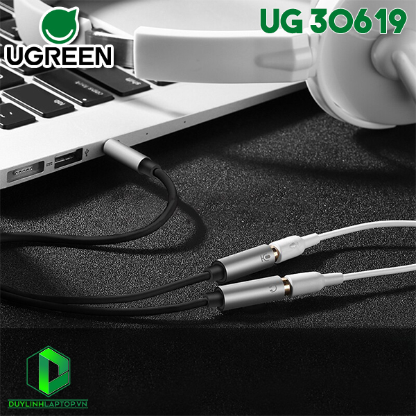 Cáp Audio 3.5 ra Mic & Headphone Ugreen 30619