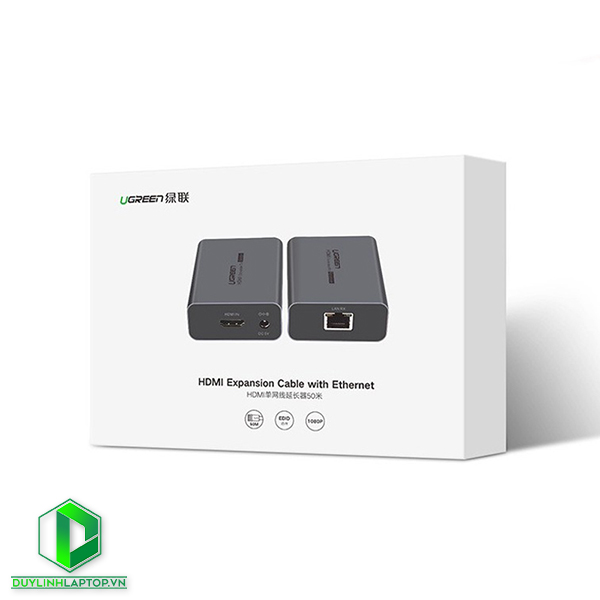 Bộ kéo dài HDMI 70m qua cáp mạng LAN CAT5E/CAT6 Ugreen 20519