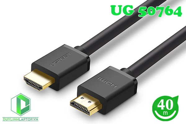 Cáp HDMI 1.4 40m Ugreen 50764 Hỗ trợ Ethernet, 4K, 2K có Chip khuếch đại